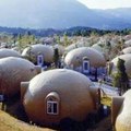 Houses made by foam in Japan