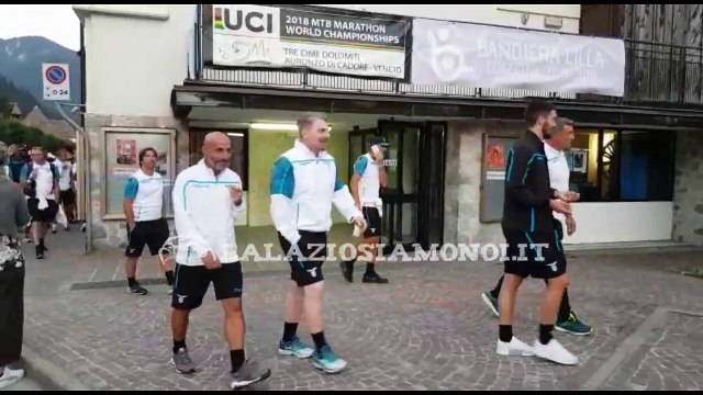 VIDEO - LAZIO - PRESENTAZIONE AL COMUNE DI AURONZO - USCITA HOTEL AURONZO