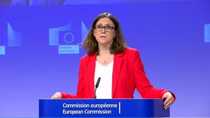 Скачать видео: La UE podría tomar represalias contra EEUU si se aplican aranceles a los automóviles europeos