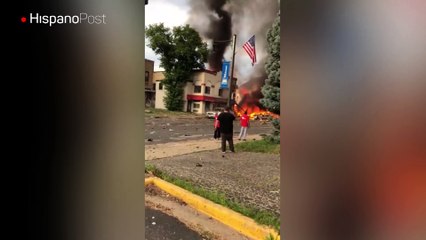 Una fuga de gas convirtió a un pueblo de EEUU en un escenario de guerra