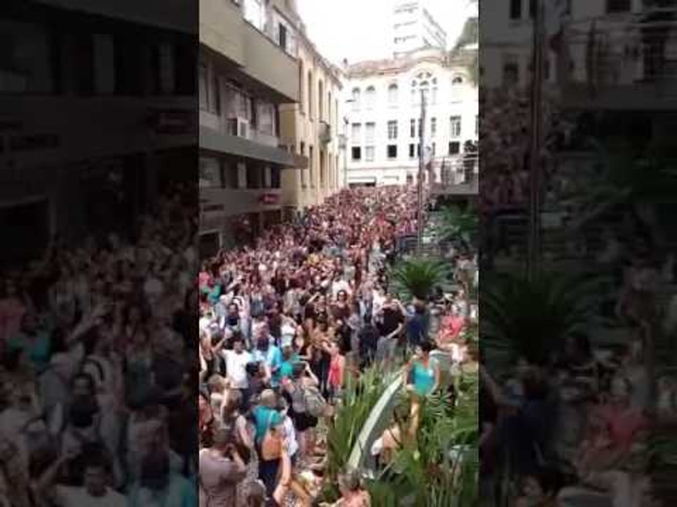 Protesto em Floripa