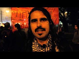 OS Manifestantes falam ao DCM