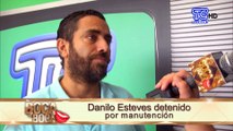 Danilo Esteves detenido por manutención