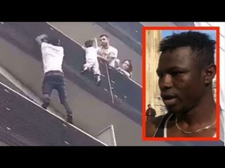 Imigrante ilegal escala prédio e salva criança na França
