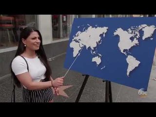 Programa de TV desafia americanos a apontar qualquer país no mapa