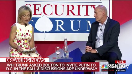 Watch as Trump's Director of National Intelligence learns Putin has been invited to the White House