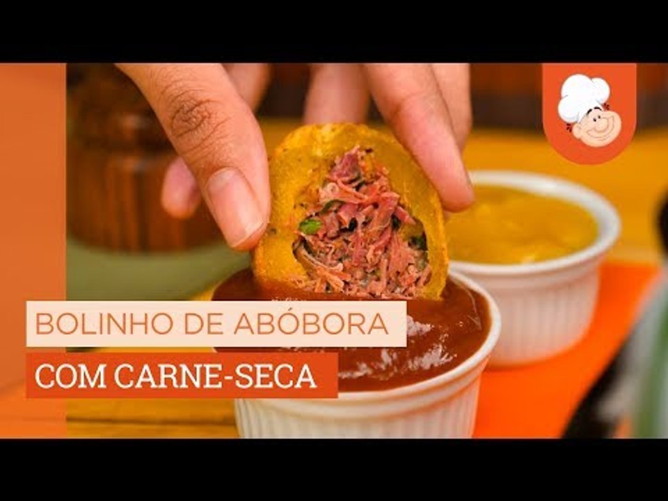 Bolinho de abóbora com carne-seca — Receitas TudoGostoso