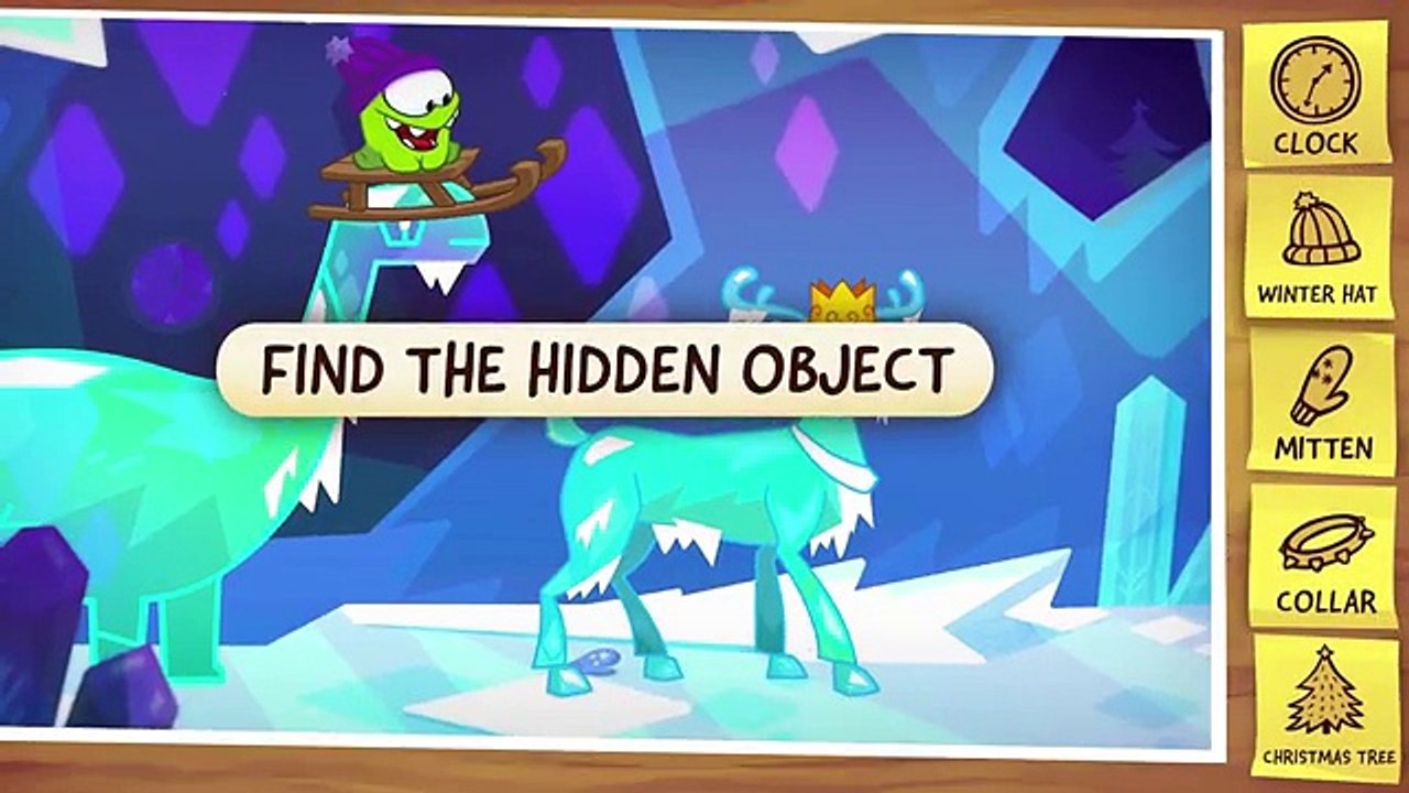 Find the Hidden Object Ep. 6 Om Nom Stories: Ice Cave