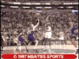 Shawn Kemp - Rebound Dunk Over Suns - NBA Basketball