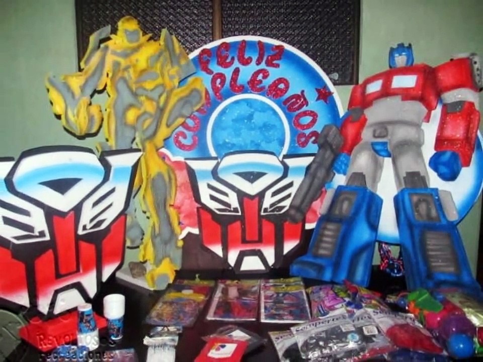 Thematic party decoration transformers