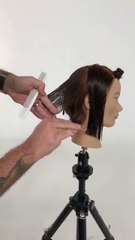 How to cut an A-Line Bob Haircut Tutorial