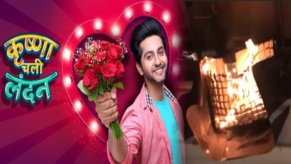 Krishna Chali London's set catches FIRE during shooting। FilmiBeat