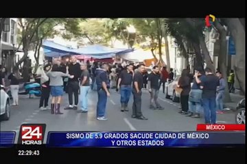 Sismo de 5.9 grados asusta a los mexicanos