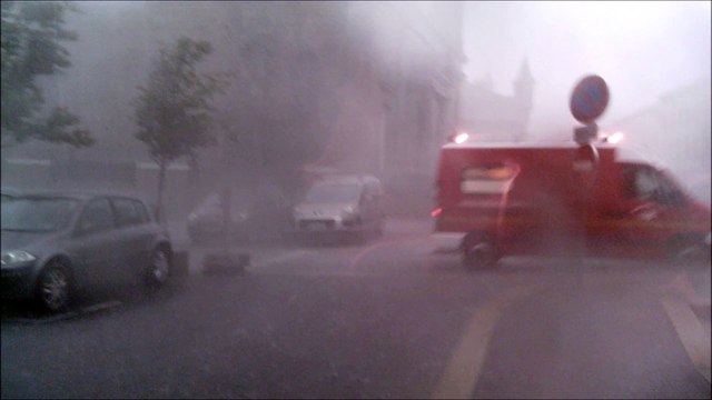 Déluge de grêle à Yssingeaux