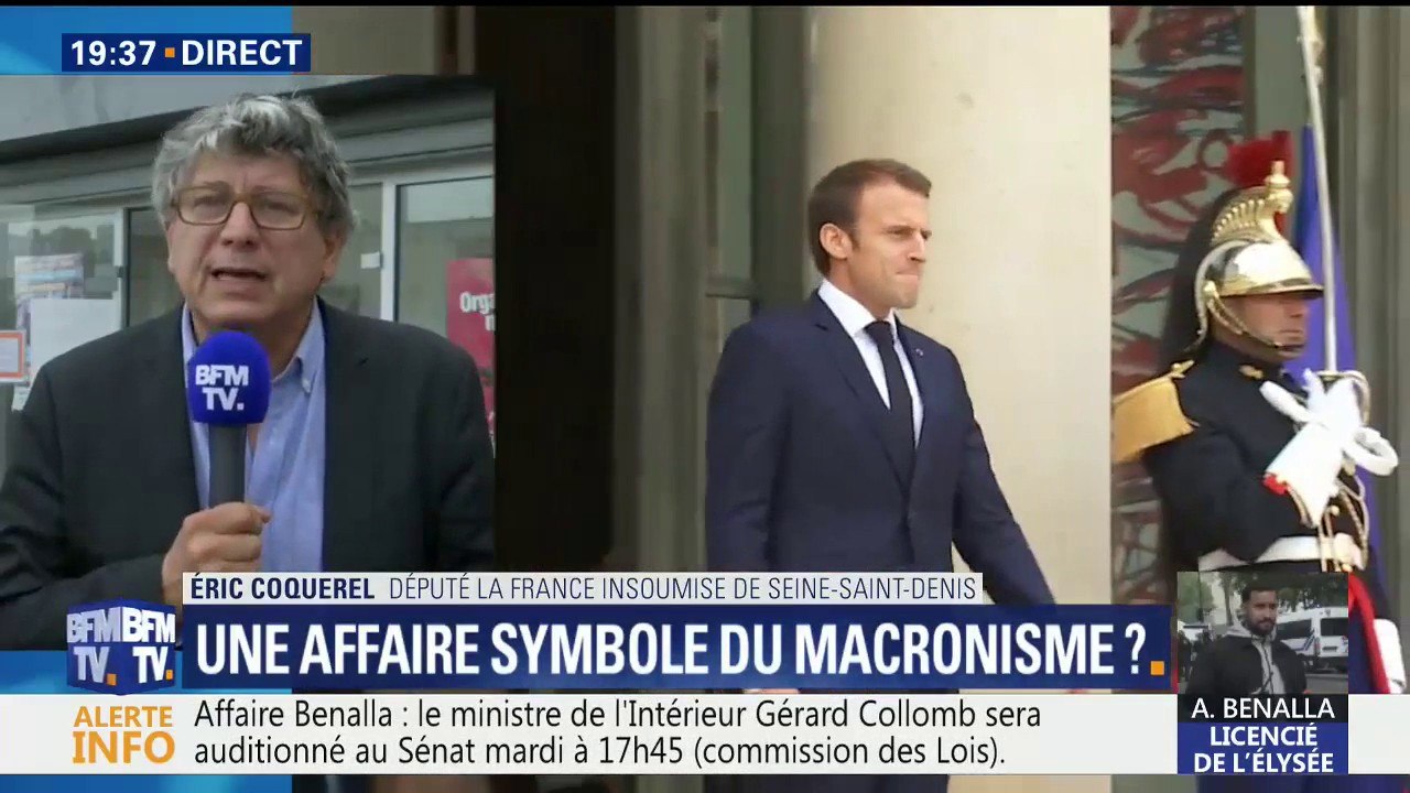 "Le Premier ministre aurait dû être aujourd'hui devant l'Assemblée, pas devant le Tour de France" déplore Éric Coquerel (LFI)