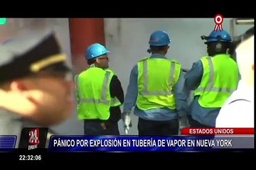 Se registra explosión de tubería de vapor en New York