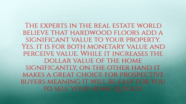 5 Reasons Why Hardwood Flooring Makes It Perfect for Your Home