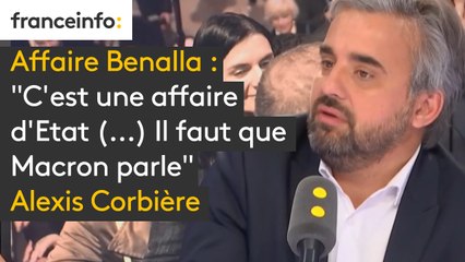 Affaire Benalla : "C'est une affaire d'Etat. Le cas Benalla est quasiment réglé, mais ça remonte au chef de l'Etat, il y a une chaîne de hiérarchie (...) Il faut que Macron parle", estime Alexis Corbière #8h30politique