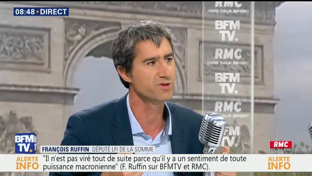 Fête à Macron: le gouvernement est venu me dire que je montais des appels à la violence, quand il gardait à l'Elysée un violent , déclare François Ruffin
