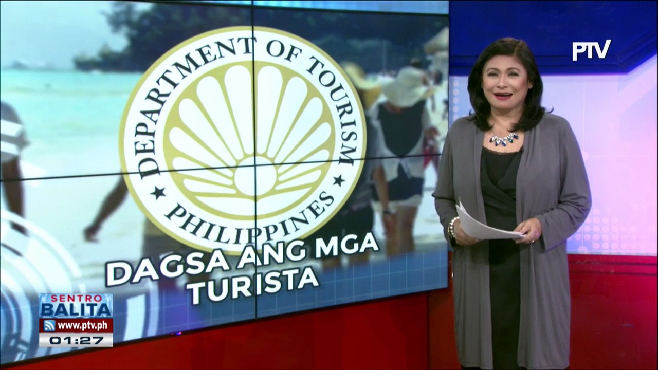 #SentroBalita: Tourist arrivals mula Enero hanggang Hunyo, all-time high