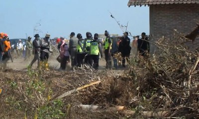 Sempat Ricuh, Pengosongan Lahan Bandara NYIA Dilanjutkan