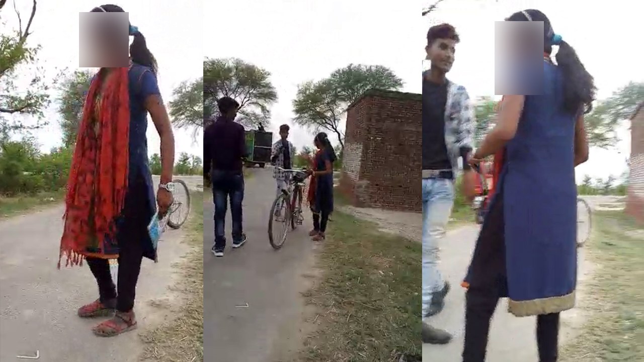 यूपी में सरेआम छेड़ी गई लड़की, इस वीडियो के वायरल होने के बाद हरकत में आई पुलिस