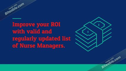 Nurse Managers Email List Providers