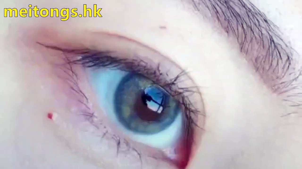 Horien Macarons Kiss size diameter disposable half yearly cheap colored contacts Mousse Brown