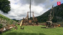 Les machines de guerre présentées au public au château de Foix