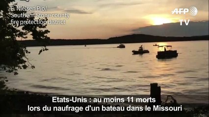 Missouri: un bateau chavire sur un lac, au moins onze morts