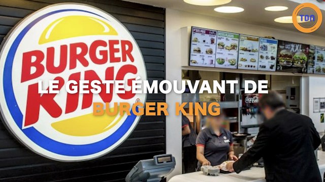 Burger King réalise un très beau geste d'empathie envers un chien malade