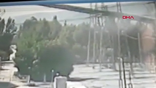 Yatağan Termik Santrali'ndeki çökme anı kamerada
