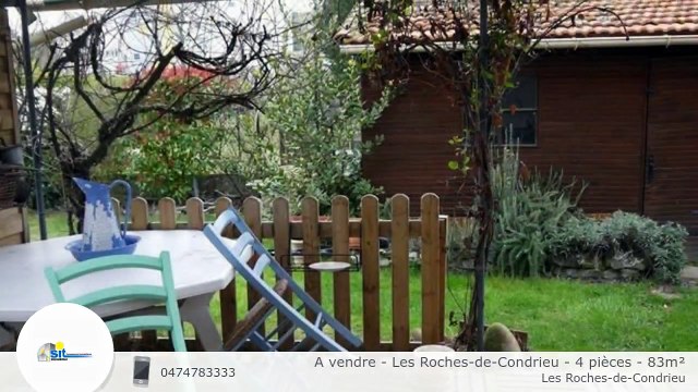 A vendre - Les Roches-de-Condrieu - 4 pièces - 83m²