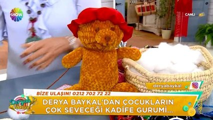 Derya Baykal'dan kadife gurumi yapımı!