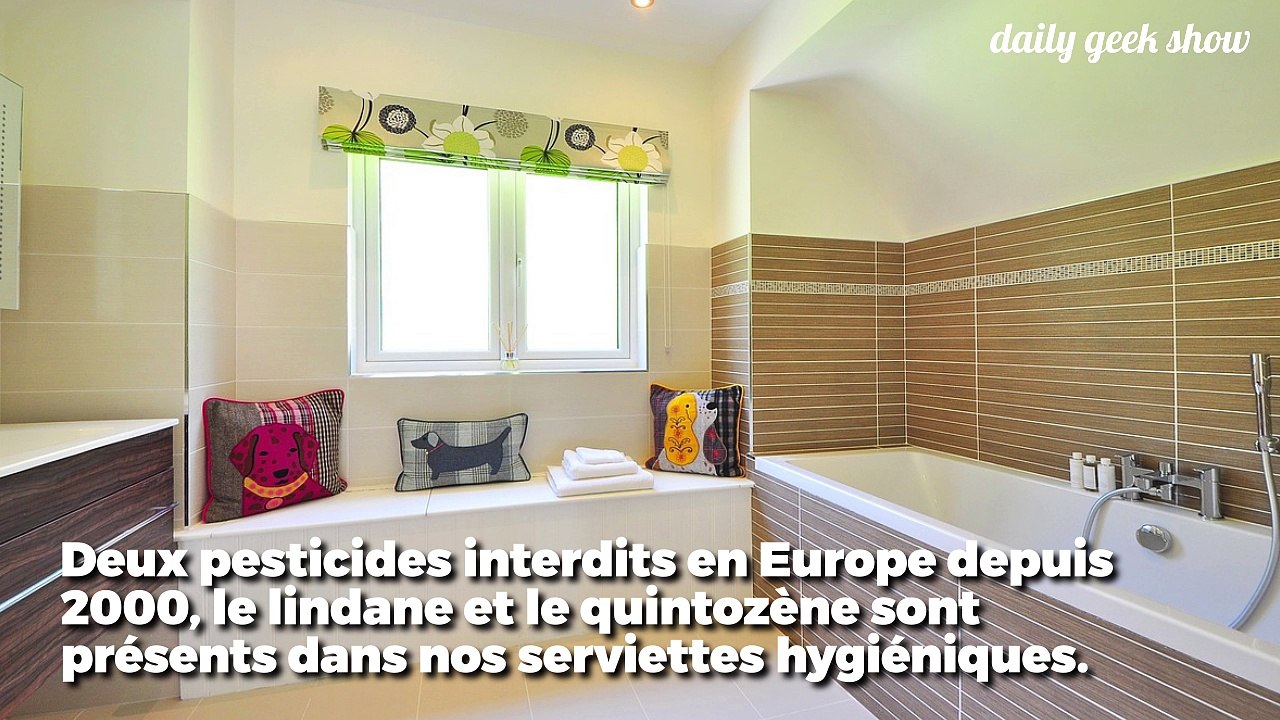 Des pesticides présents dans les serviettes et tampons hygiéniques