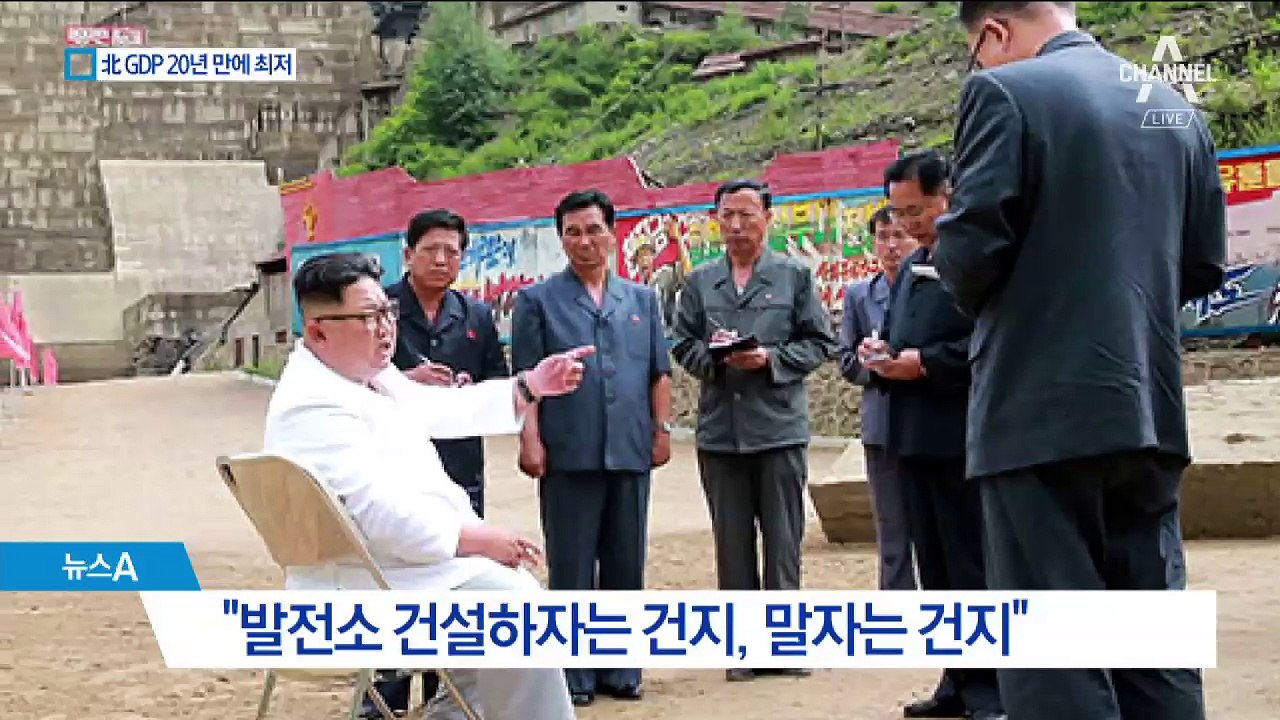 北, 마이너스 경제 성장률…20년 만에 최악 기록