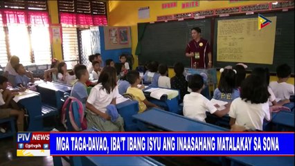 Mga taga-Davao, iba’t ibang isyu ang inaasahang matalakay sa #DuterteSONA2018