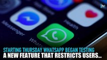 WhatsApp to stop Indian users from bulk forwarding messages