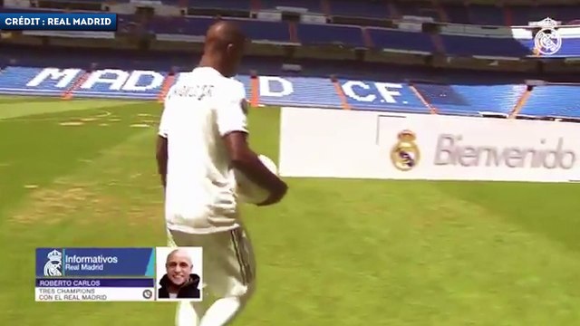 La série de jongles réussie de Vinicius Junior lors de sa présentation