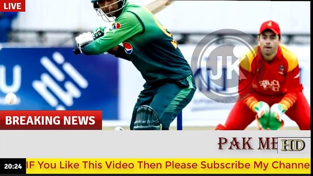 Pakistan Vs Zimbabwe 4th ODI - Fakhar Zaman Double Century