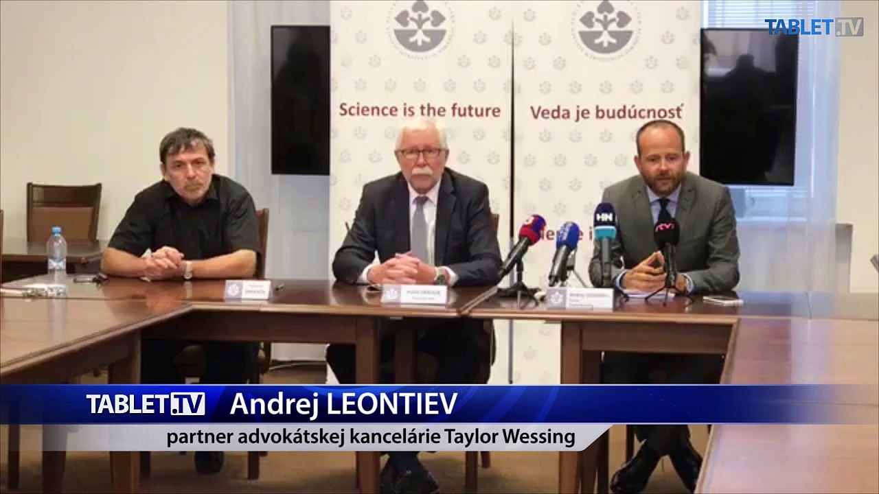 ZÁZNAM: Brífing po mimoriadnom zasadnutí Predsedníctva SAV