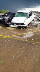 Aftermath of Tornado at Machinery Factory