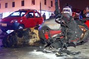 Motociclista se salva de milagro tras chocar contra un automóvil al sur de Guayaquil