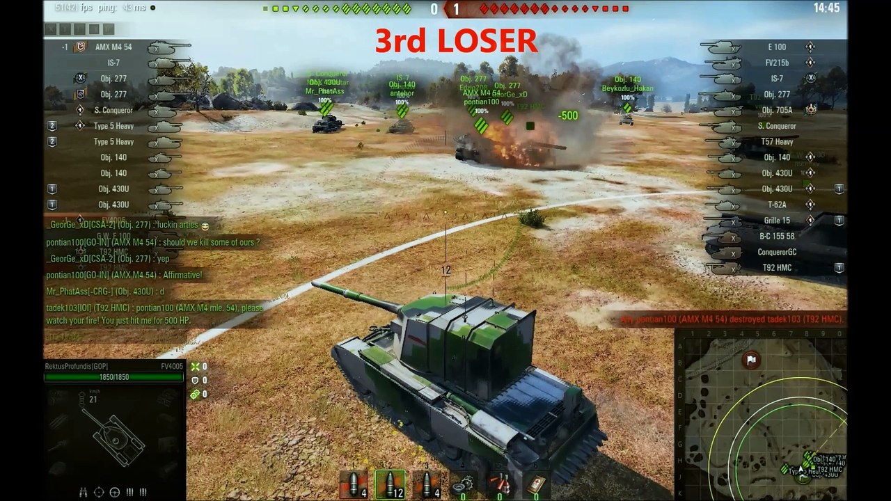 LOSERS of the month July 2018. WoT