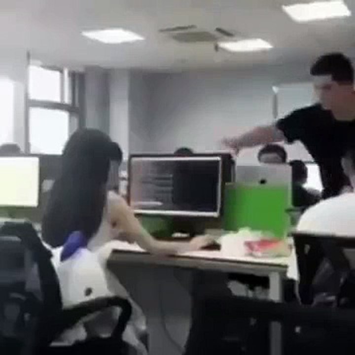 Gamer Girl Deceiving Boss By Playing Games At Work