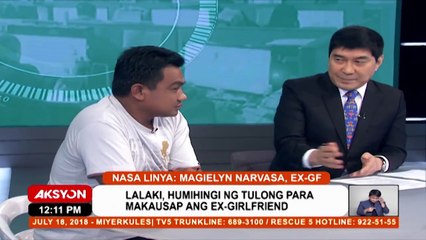 LALAKI, HUMINGI NG TULONG KAY IDOL RAFFY TULFO PARA MAKAUSAP ANG EX-GIRLFRIEND