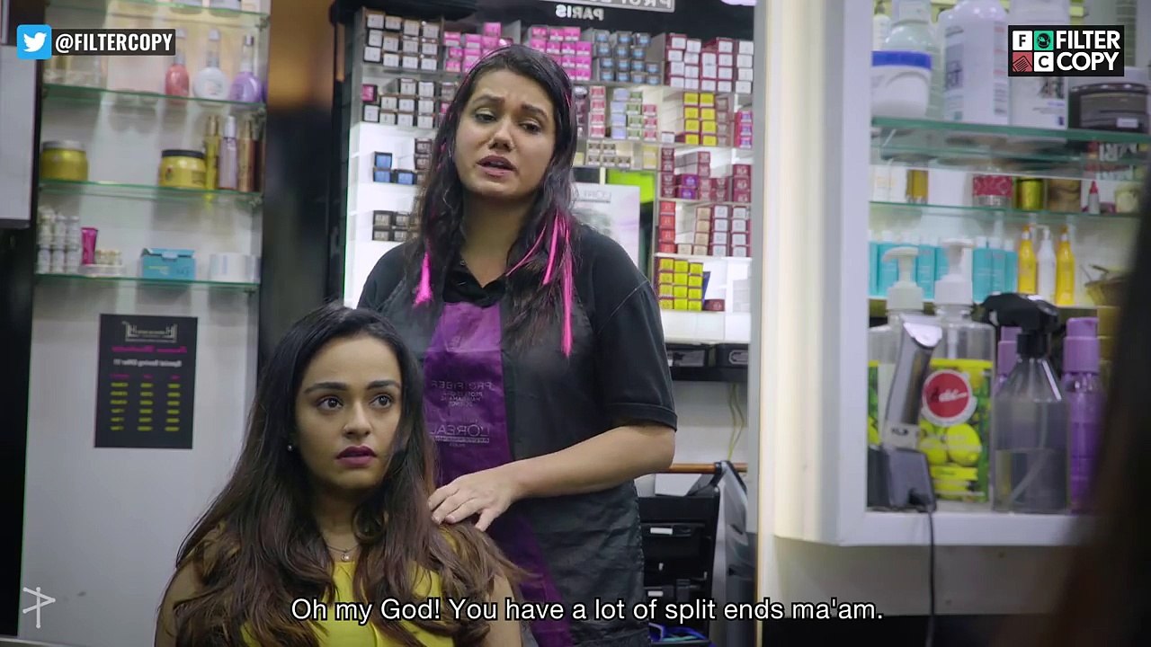 FilterCopy | Thoughts You Have During A Haircut | Ft. Apoorva Arora