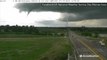 Iowa traffic camera captures two tornadoes at the same time