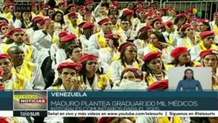 Venezuela prevé graduar 100 mil médicos comunitarios para 2025