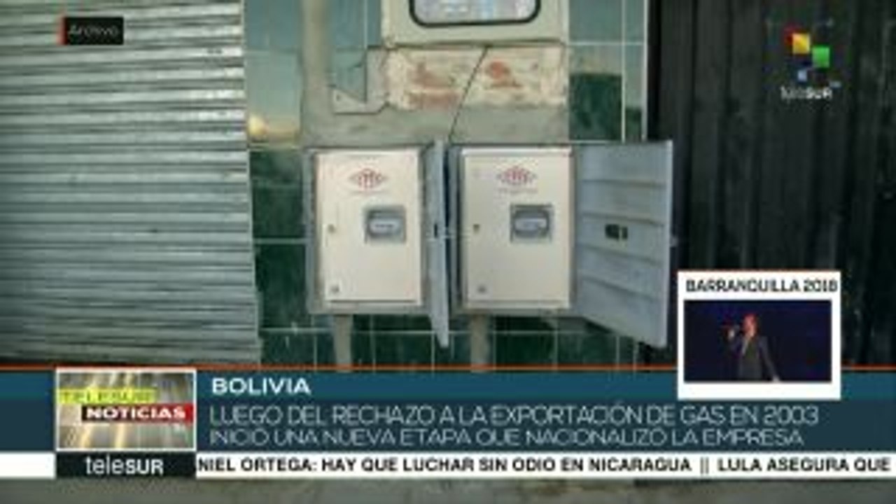 Bolivia: instalación de gas natural se expande a barrios periféricos